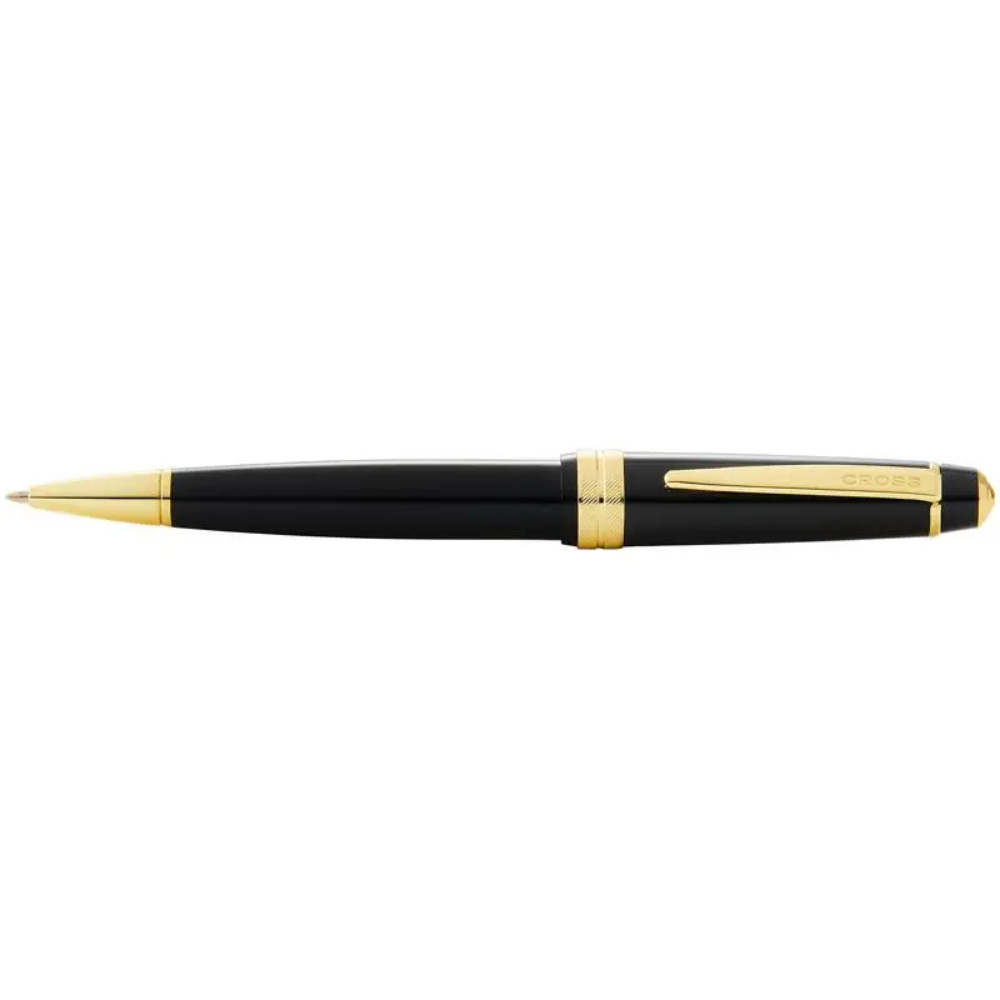 Ручка шариковая "Bailey Light Polished Black Resin and Gold Tone", 0.7 мм, черный, золотой, стерж. черный - 2