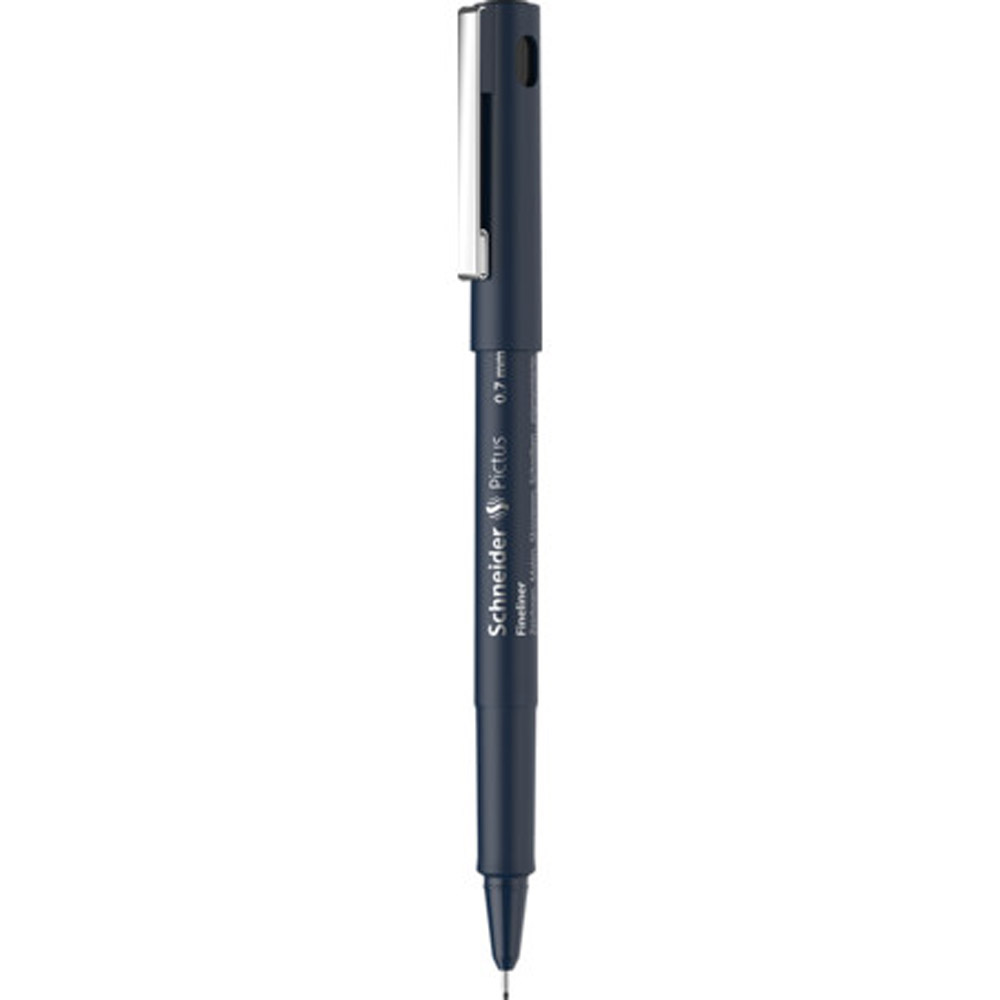 Ручка капиллярная "Schneider Fineliner Pictus", 0.7 мм, черный - 3