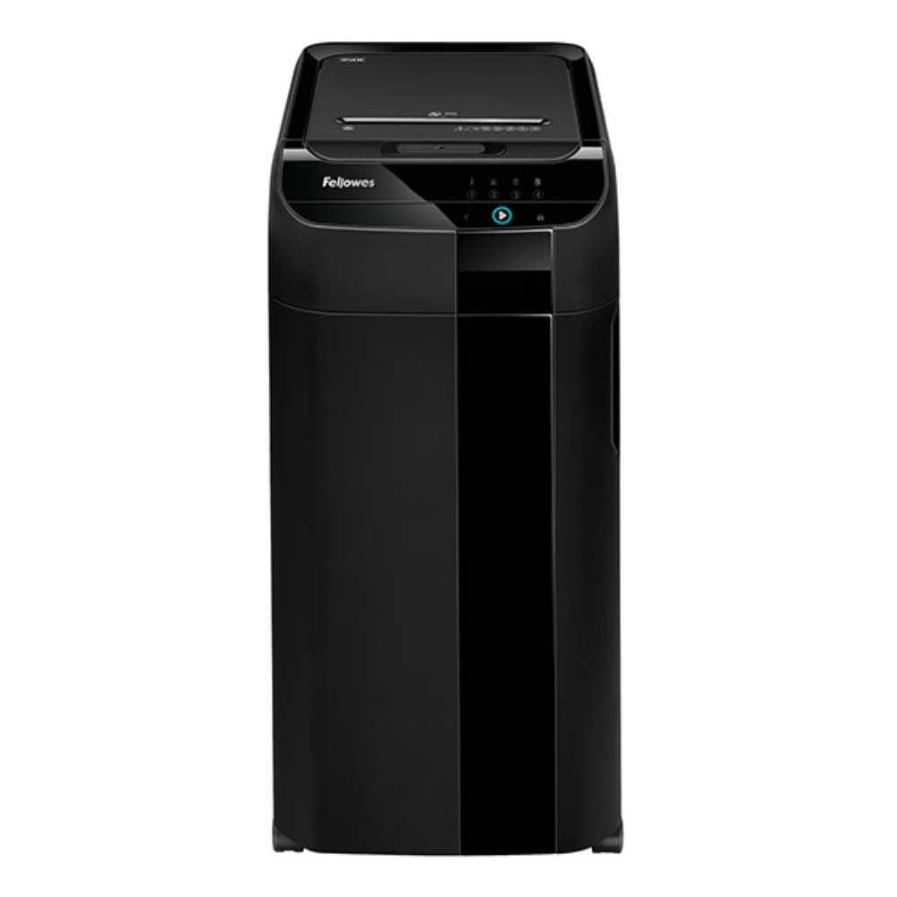 Уничтожитель Fellowes AutoMax 350C, автоподача, DIN P-4, 4х38мм, 350 листов, 68 литров, Smart Lock 