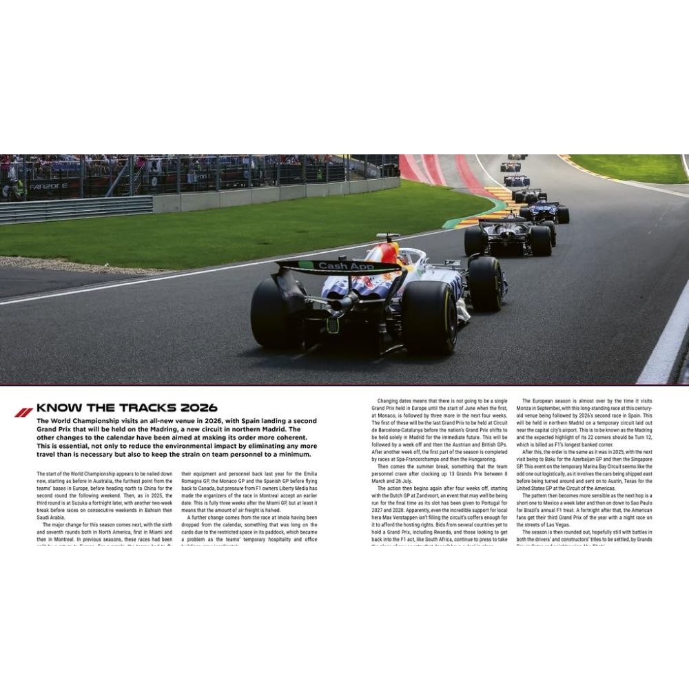 Книга на английском языке "Formula One 2026. The World’s Bestselling Grand Prix Guide", Bruce Jones - 4