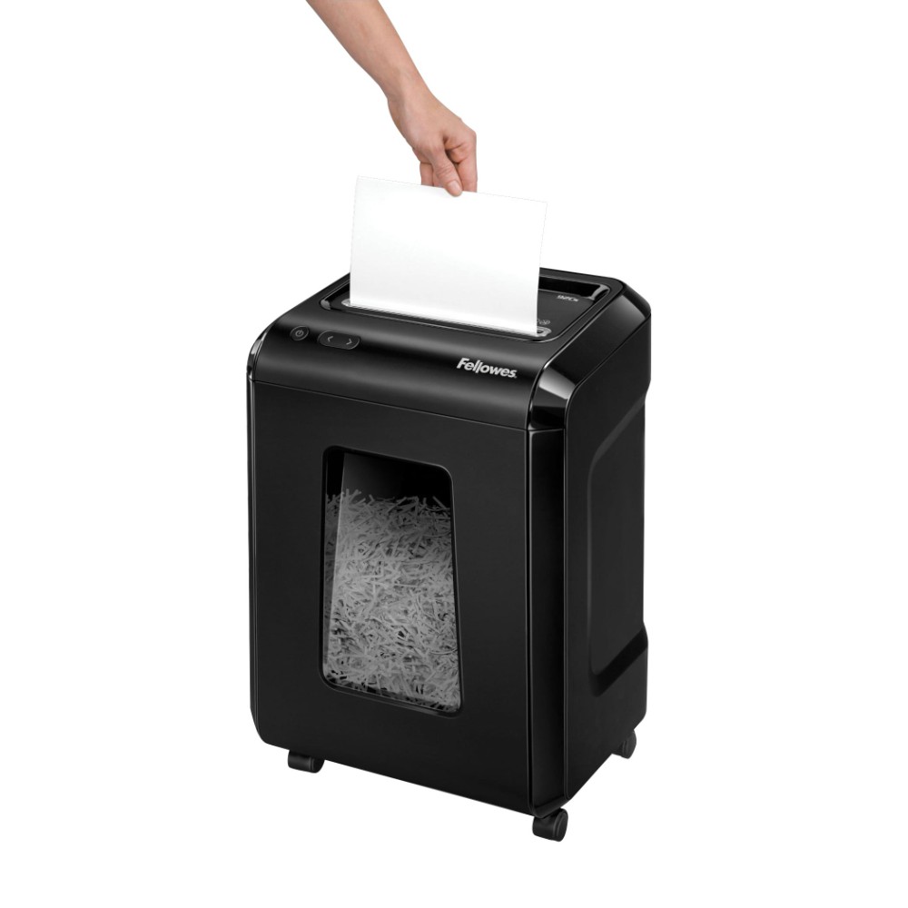 Уничтожитель Fellowes PowerShred 92Cs, DIN P-4, 4х38 мм, 18 листов., 25 литров., SafeSense - 4