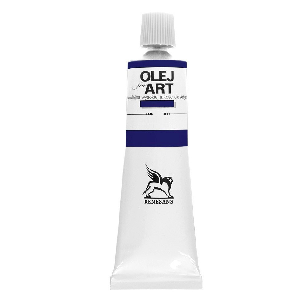 Краски масляные Renesans "Oils for art", 29 голубой фц, 60 мл, туба