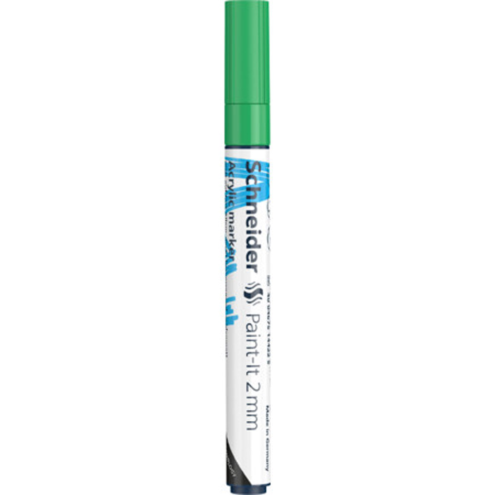 Маркер акриловый "Schneider Paint-It 310", зеленый - 2