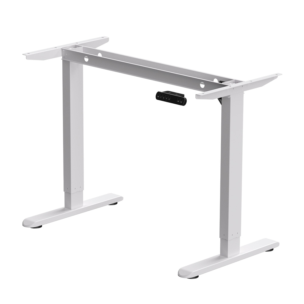 Стол с электроприводом WellDesk Basic 1200x675х18 белый/ясень шимо светлый (9191460+9197779) - 4