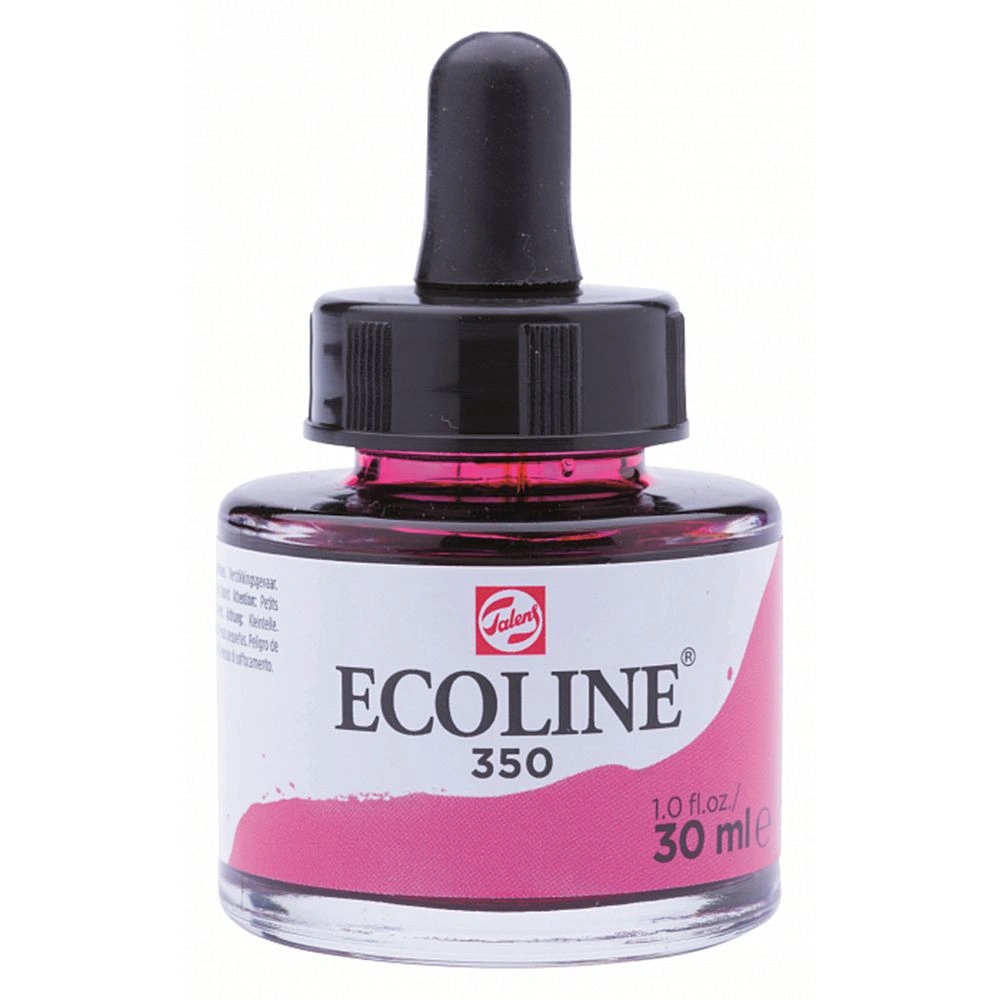 Жидкая акварель "ECOLINE", 350 фуксия, 30 мл
