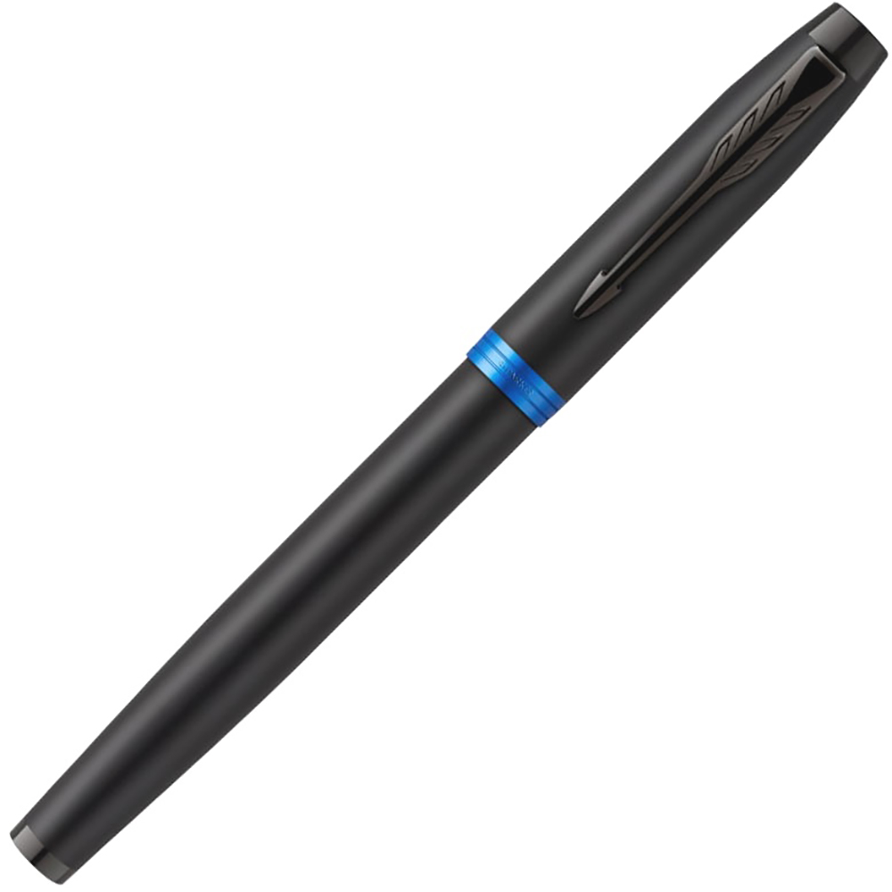 Ручка перьевая Parker "IM Vibrant Rings F315", M, черный, синий, патрон синий - 5