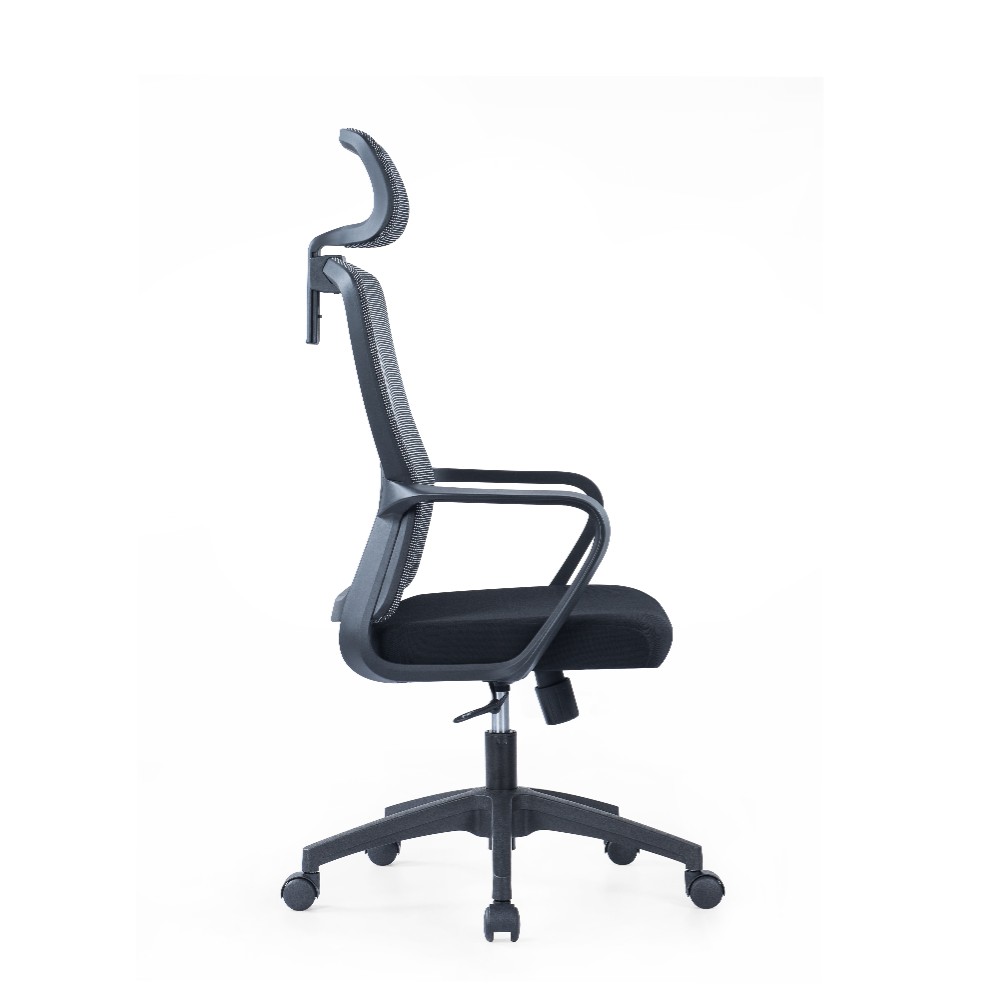 Кресло для руководителя SitZone U-060A, сетка, ткань, черный, пластик - 3