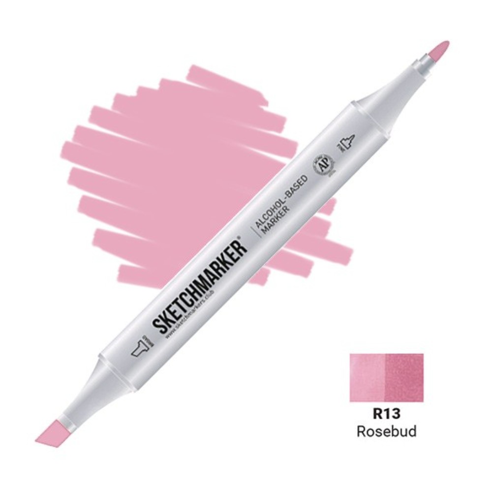 Маркер художественный "Sketchmarker", двухсторонний, R13 бутон розы