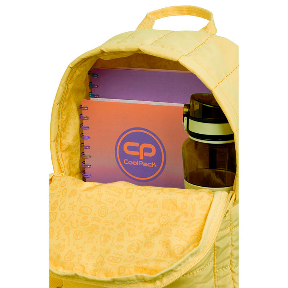 Рюкзак молодежный CoolPack "Abby", желтый - 5