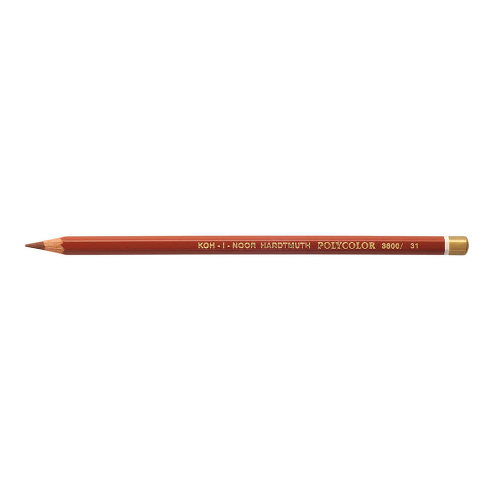 Карандаш цветной Koh-I-Noor "Polycolor 3800", 031 коричневый светлый