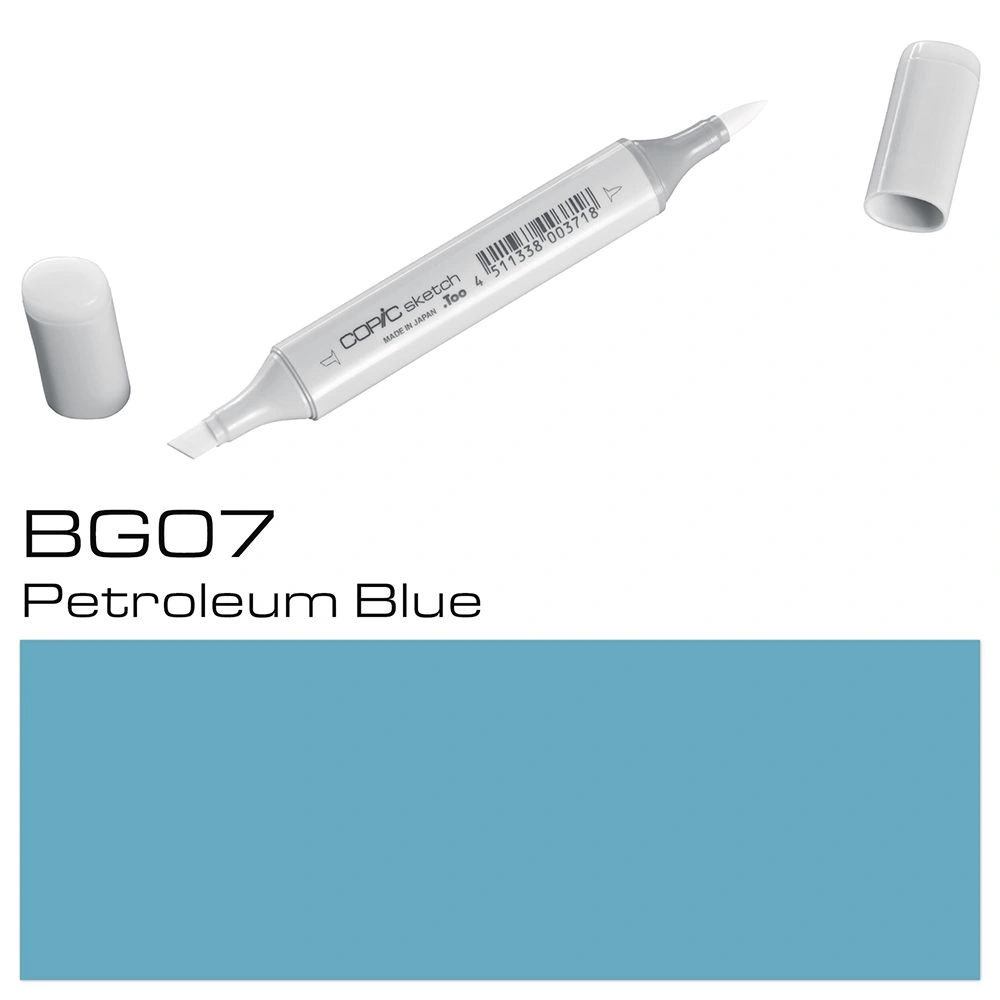 Маркер перманентный "Copic Sketch", BG-07 нефтяной синий