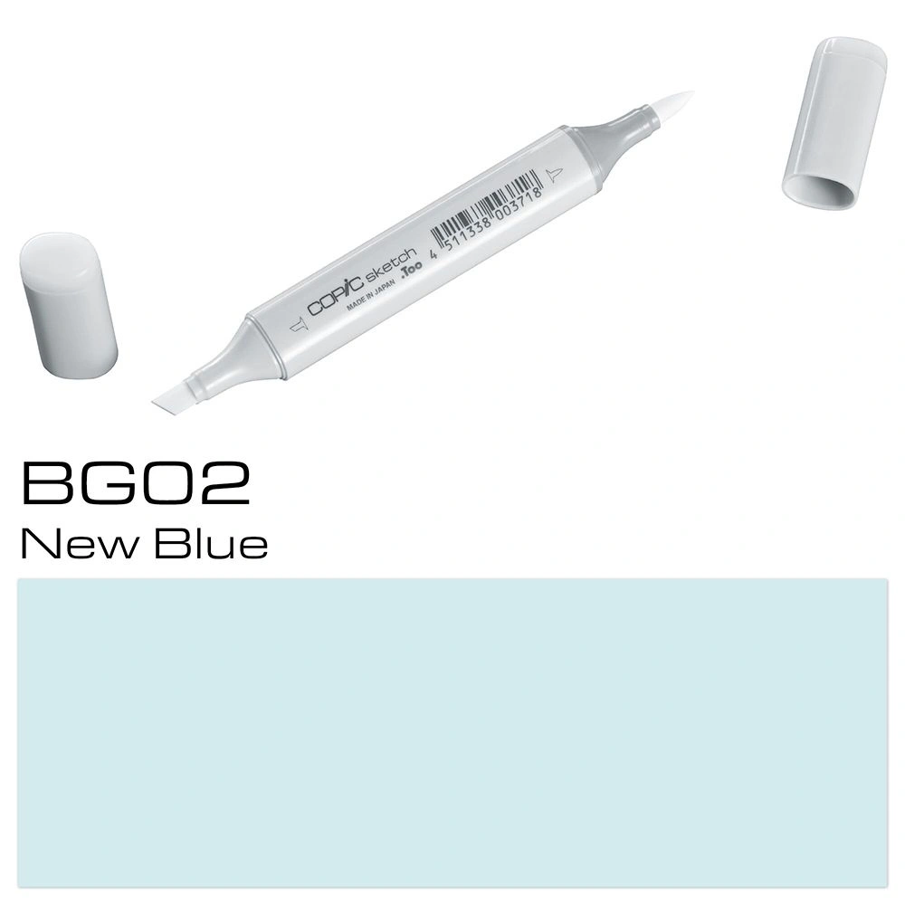 Маркер перманентный "Copic Sketch", BG-02 новый синий